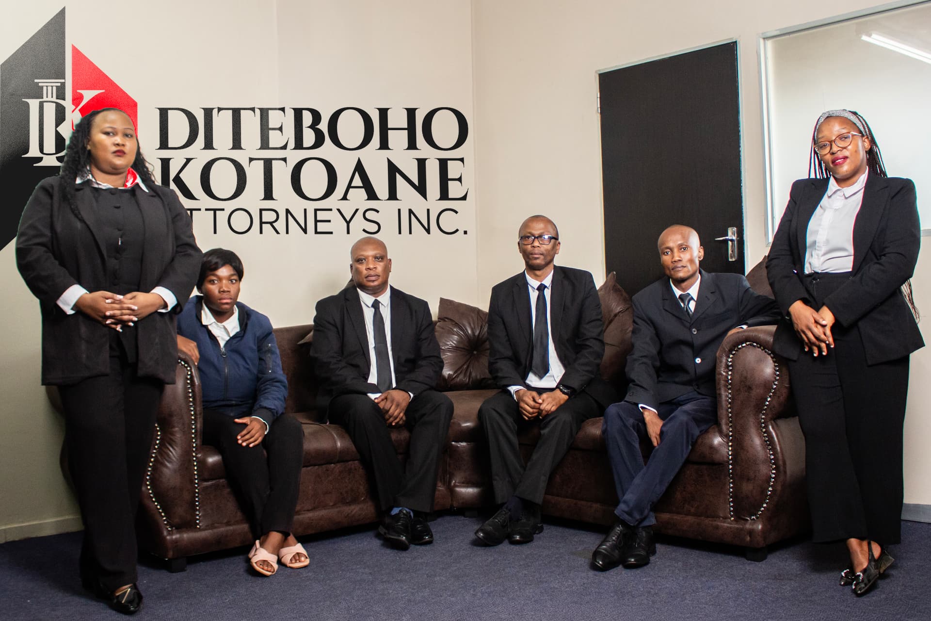The team of Diteboho Kotoane Attorneys Inc. at their Klerksdorp offices